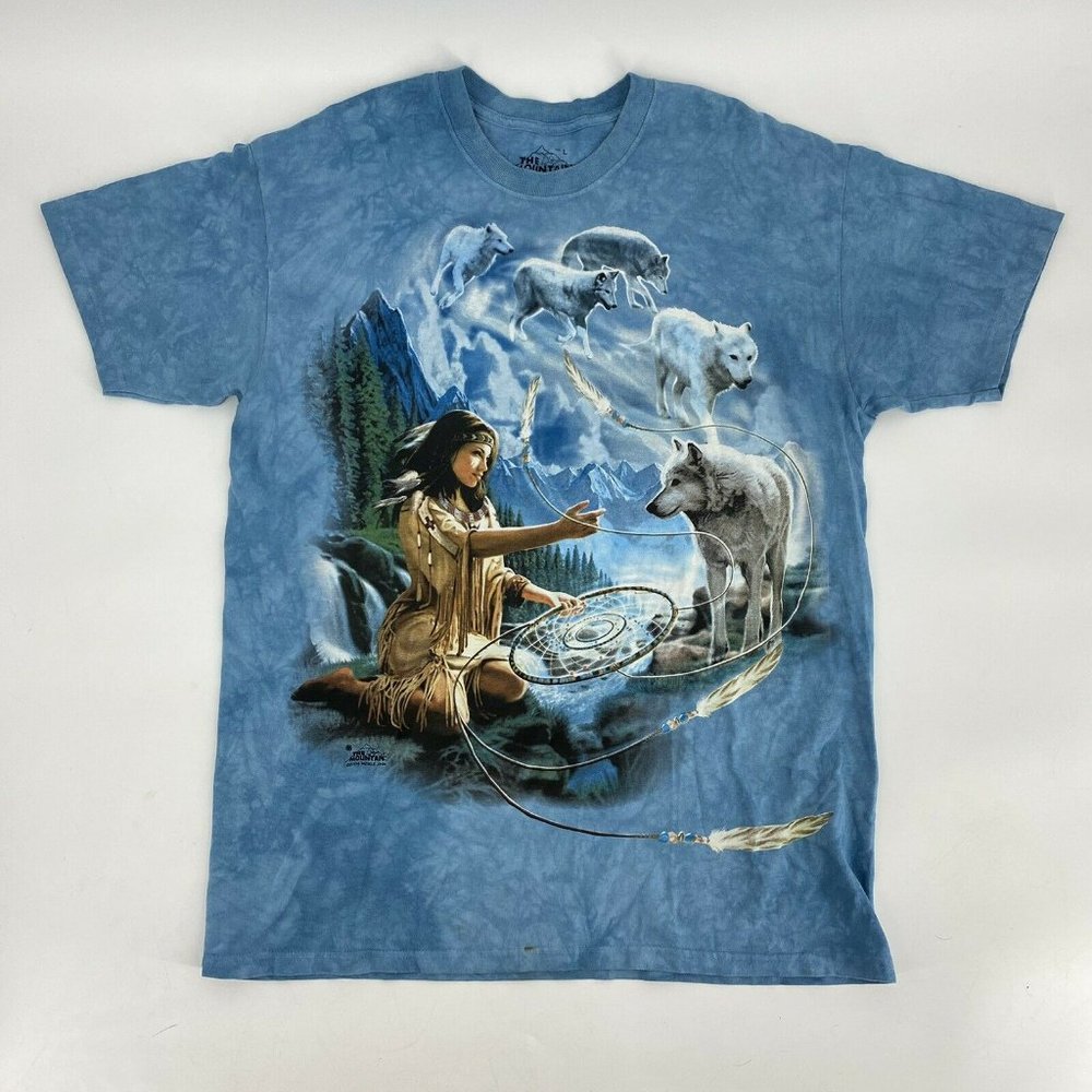The Mountain Vintage TShirt 2004 Tie Dye Nature